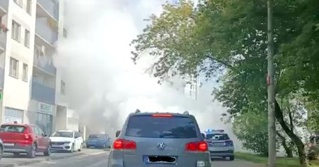Warszawa. Siwy dym na Żeraniu. Spokojnie, to tylko para wodna