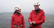 Księżna Kate i książę William w Walii. Przyglądali się pracy górskich ratowników
