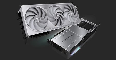 Karta Gigabyte GeForce RTX 4070 Ti na zdjęciach. Warto zwrócić uwagę na szczegół