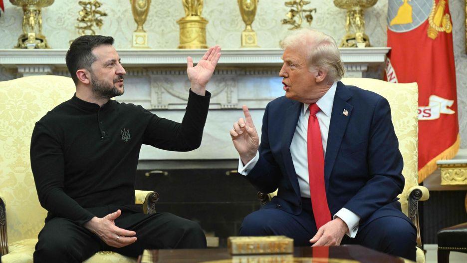 Wołodymyr Zełenski i Donald Trump