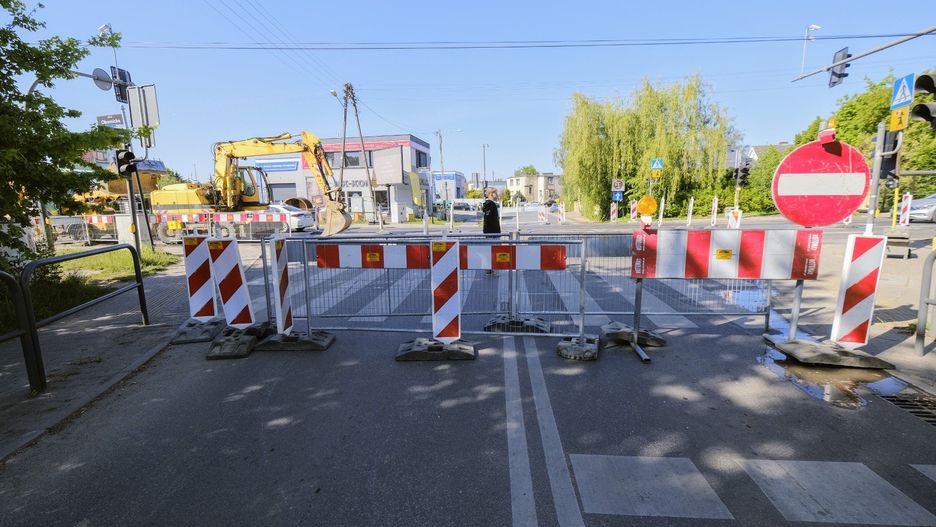 Ruch wahadłowy na czas remontu na ulicy Obornickiej w Poznaniu