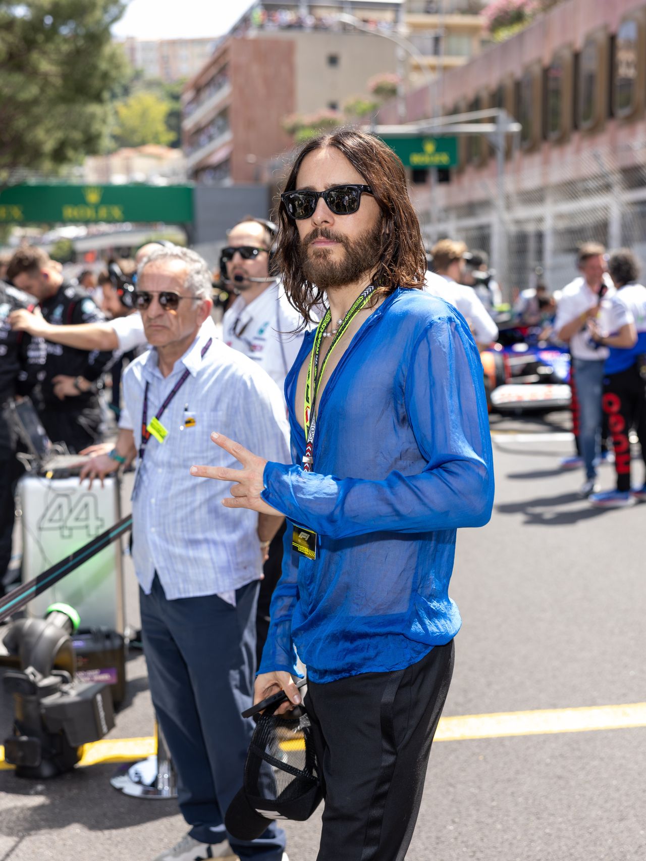 Jared Leto at the F1 races