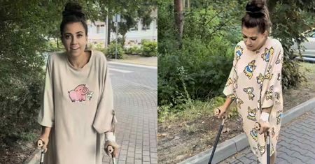 Maja Hyży stawia pierwsze kroki po operacji biodra nr 9: "To historia o dziewczynce, która OD ZAWSZE miała pod górkę"