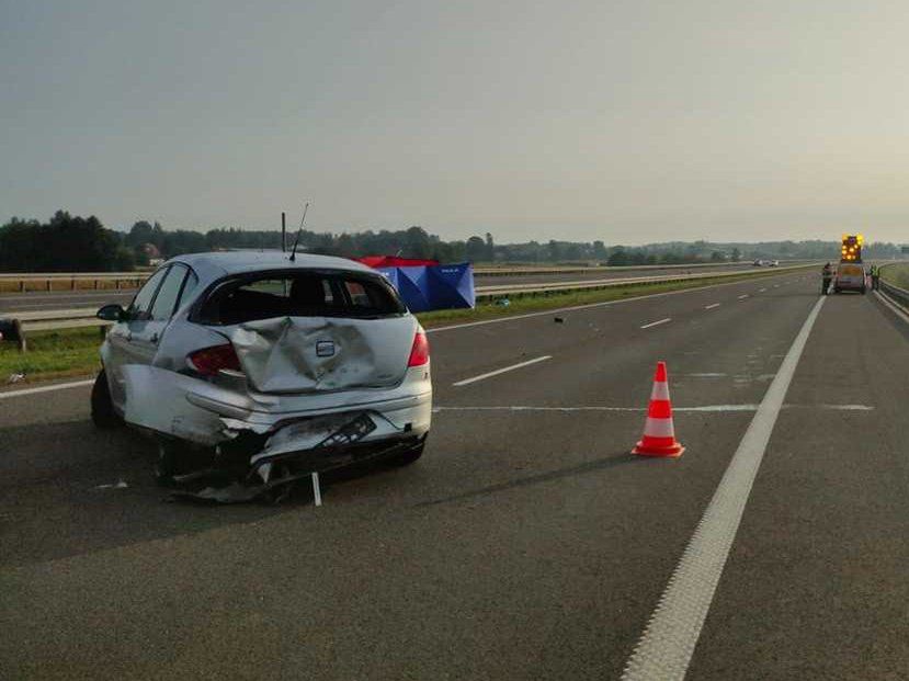 Tragiczny wypadek na autostradzie A4. Nie żyje kobieta