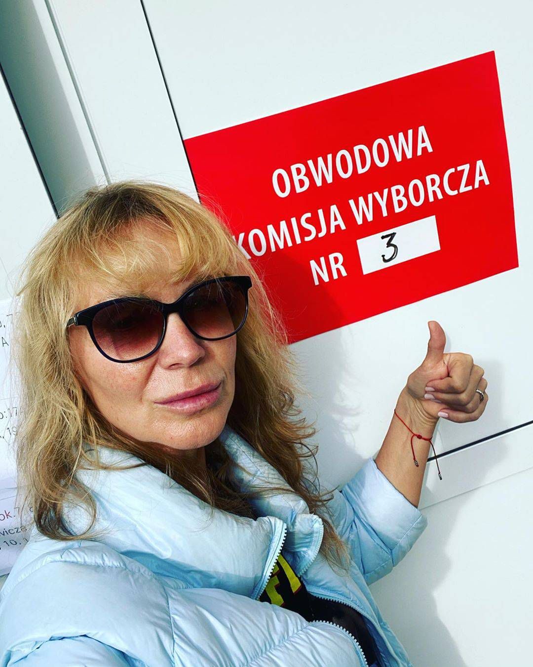 Beata Ścibakówna - gwiazdy głosują w II turze wyborów prezydenckich 2020