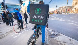 Trudna praca kuriera Uber Eats. Podobno opłaca się tylko zimą