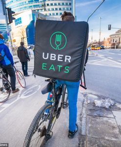 Trudna praca kuriera Uber Eats. Podobno opłaca się tylko zimą