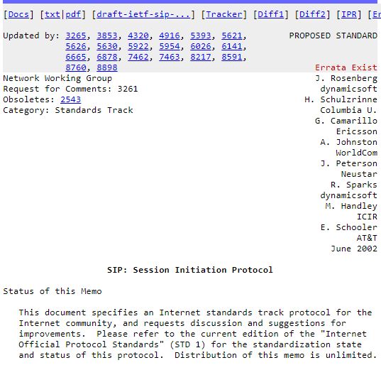Wystarczające stężenie JavaScriptu jest w stanie zastąpić każd�ą technologię, ale SIP to standard RFC.