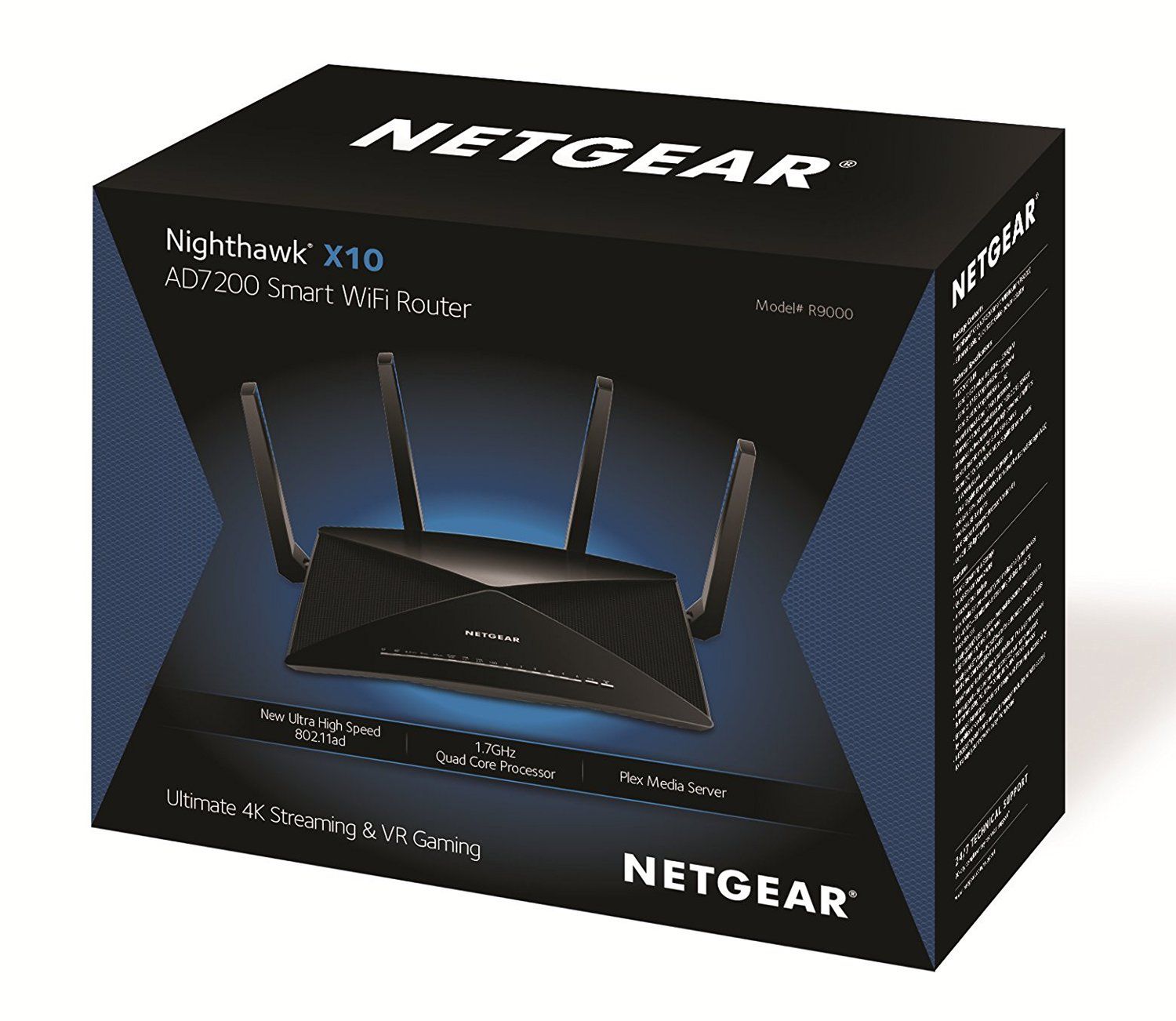 Netgear X10 Nighthawk: najszybszy router na świecie stworzony dla streamingu 4K i VR 4