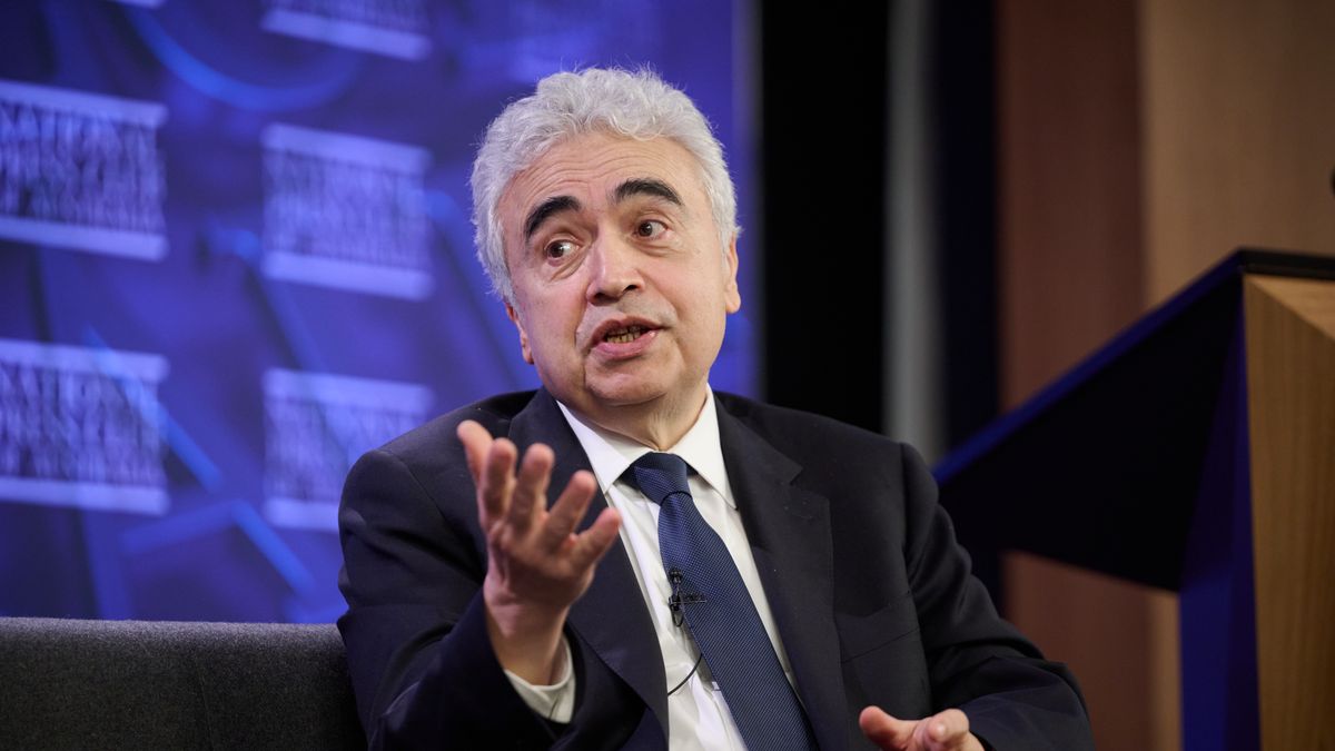 Fatih Birol, executive director of the International Energy Agency (IEA), speaks at the National Press Club in Canberra, Australia, on Monday, March 23, 2026. More than 40 energy assets across nine countries in the Middle East have been "severely or very severely" damaged by the war in Iran, said Birol. Photographer: Rohan Thomson/Bloomberg via Getty Images