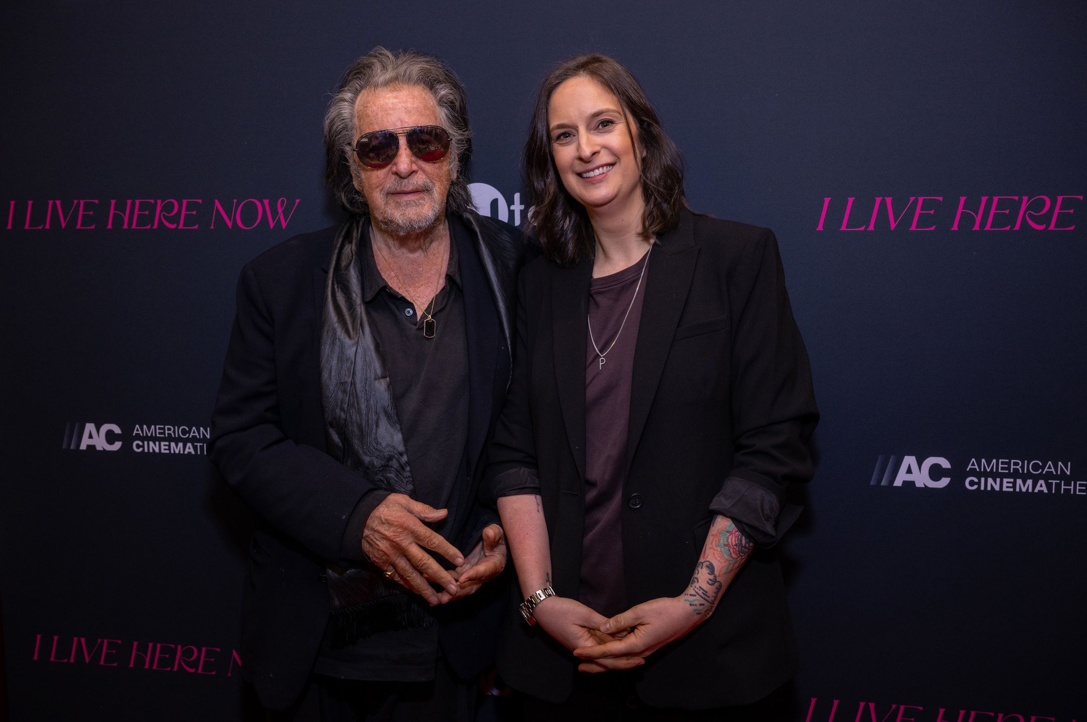 Al Pacino z dziećmi na premierze filmu 