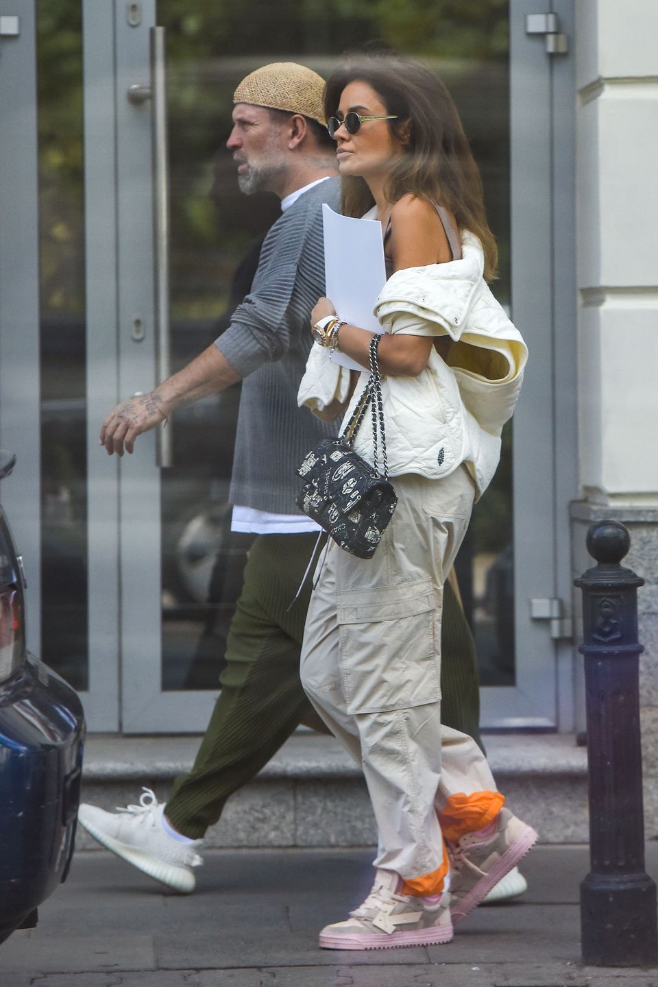 Natalia Siwiec z rodziną na mieście