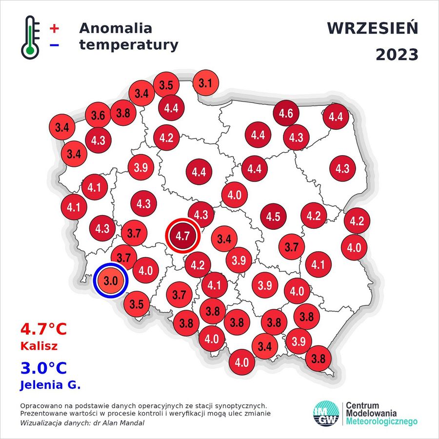 Najbardziej gorący wrzesień w historii pomiarów w Polsce