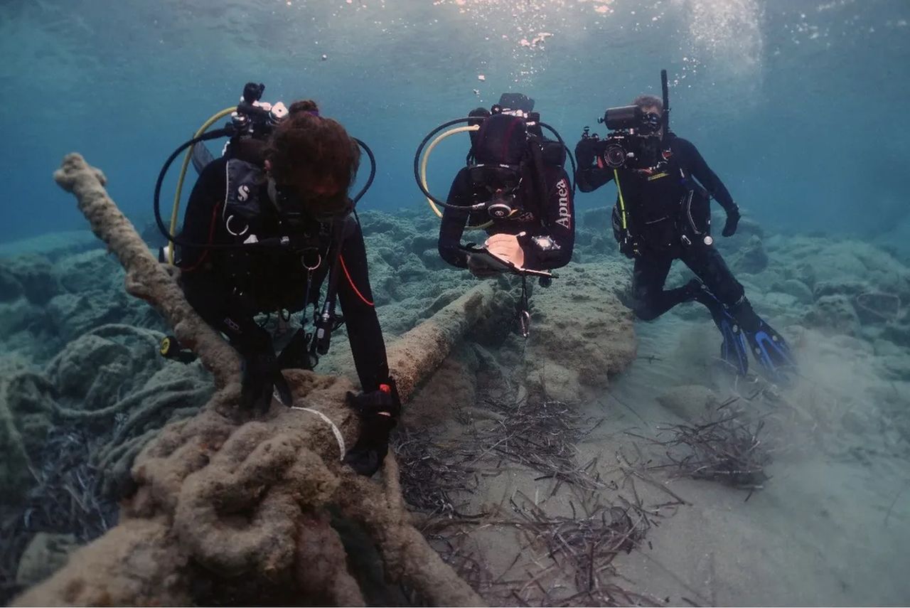 Scientists found shipwrecks off the coast of Kasos Island.