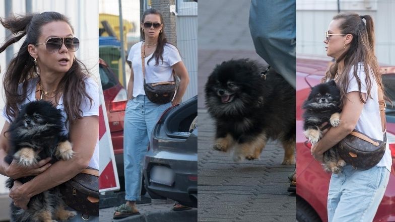 Kinga Rusin i Czarek Lis maszerują do restauracji