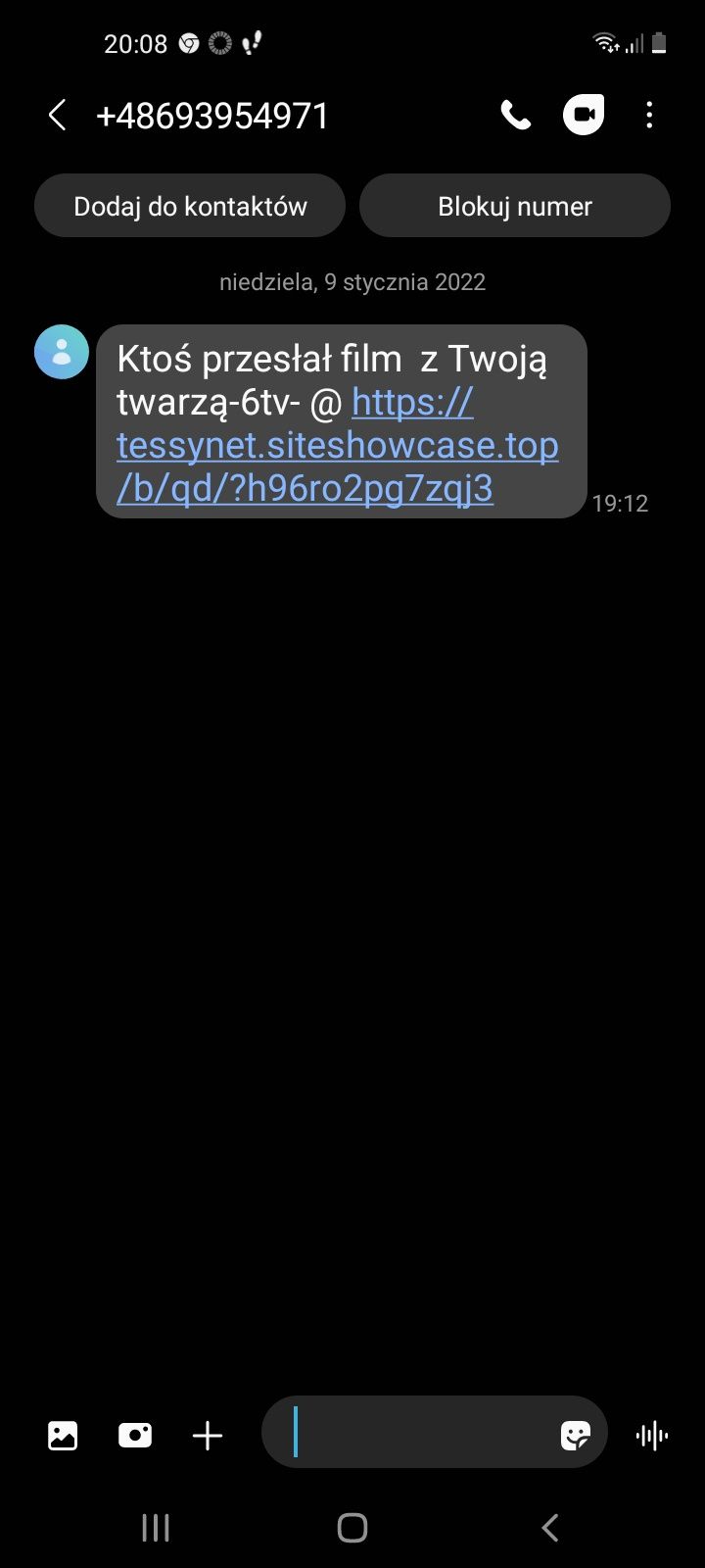 Przykładowe fałszywe SMS-y z ostatnich dni