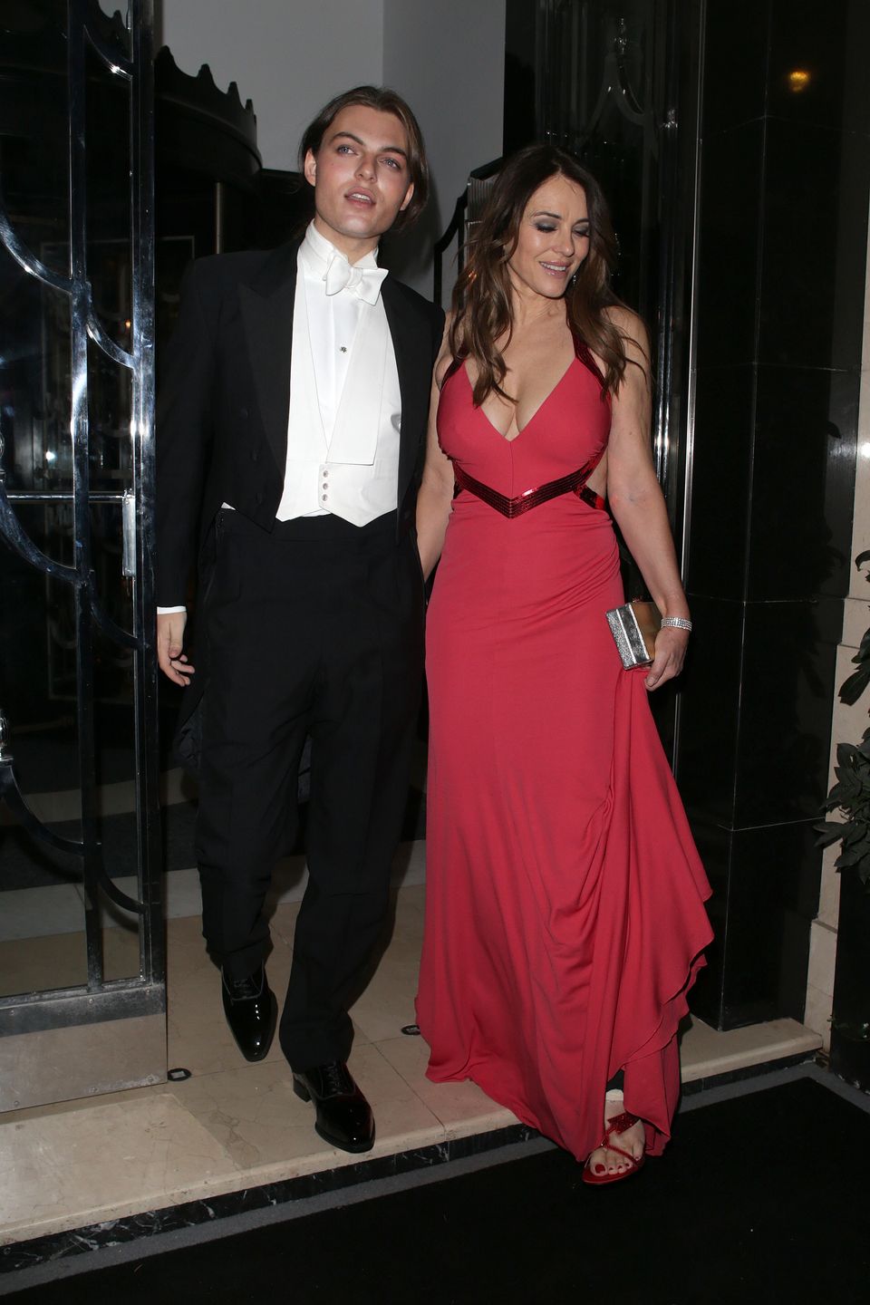 Elizabeth Hurley z 19-letnim synem modelem