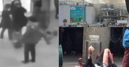 Tak wyglądał moment zamachu na lotnisku w Brukseli