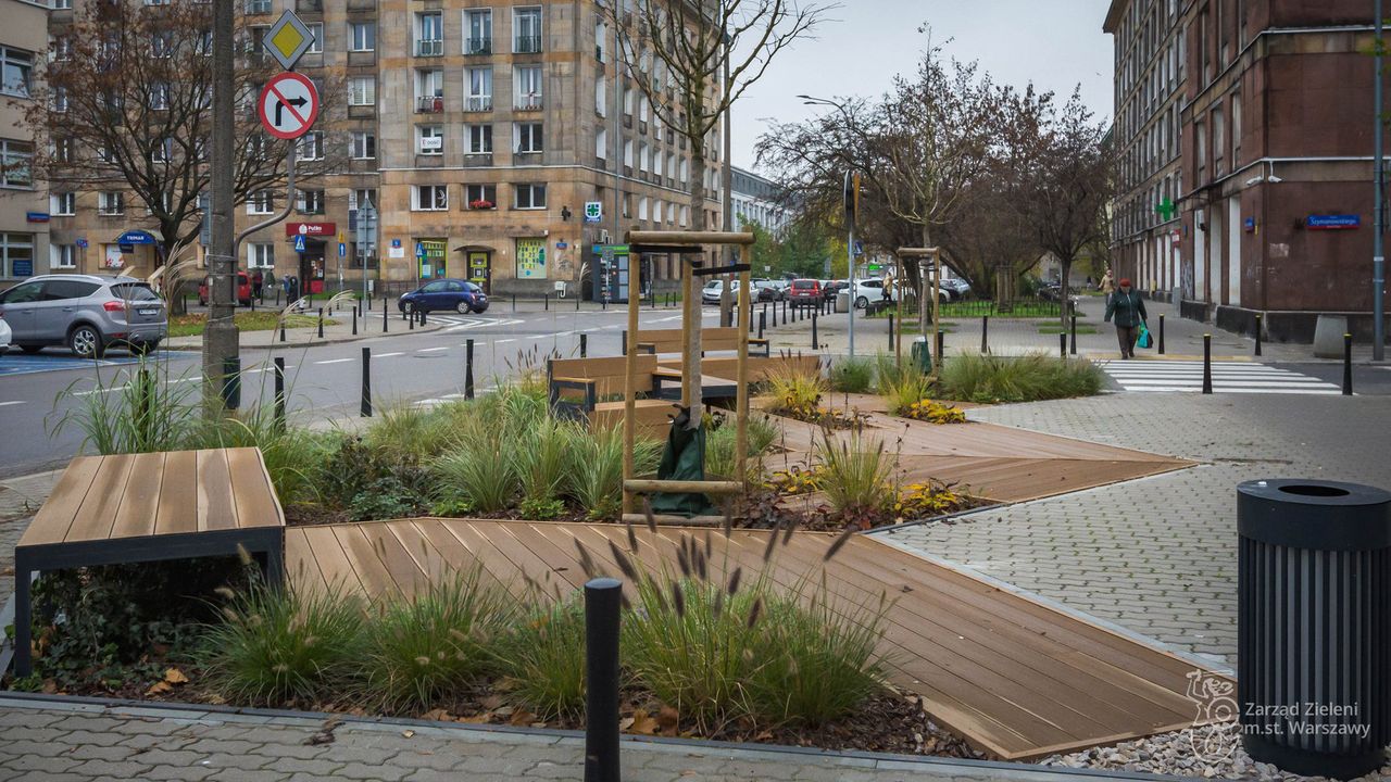 Warszawa. Parklet na Pradze-Północ, fot. Zarząd Zieleni