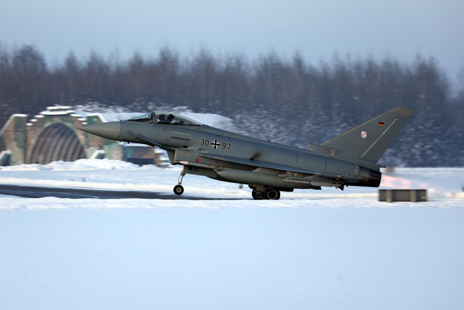 Eurofightery w Malborku