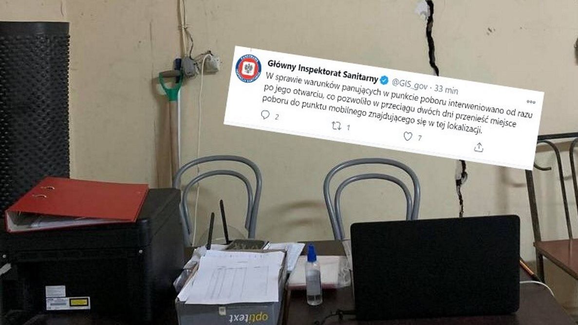 GIS komentuje sprawę punktu poboru wymazów dla nauczycieli 