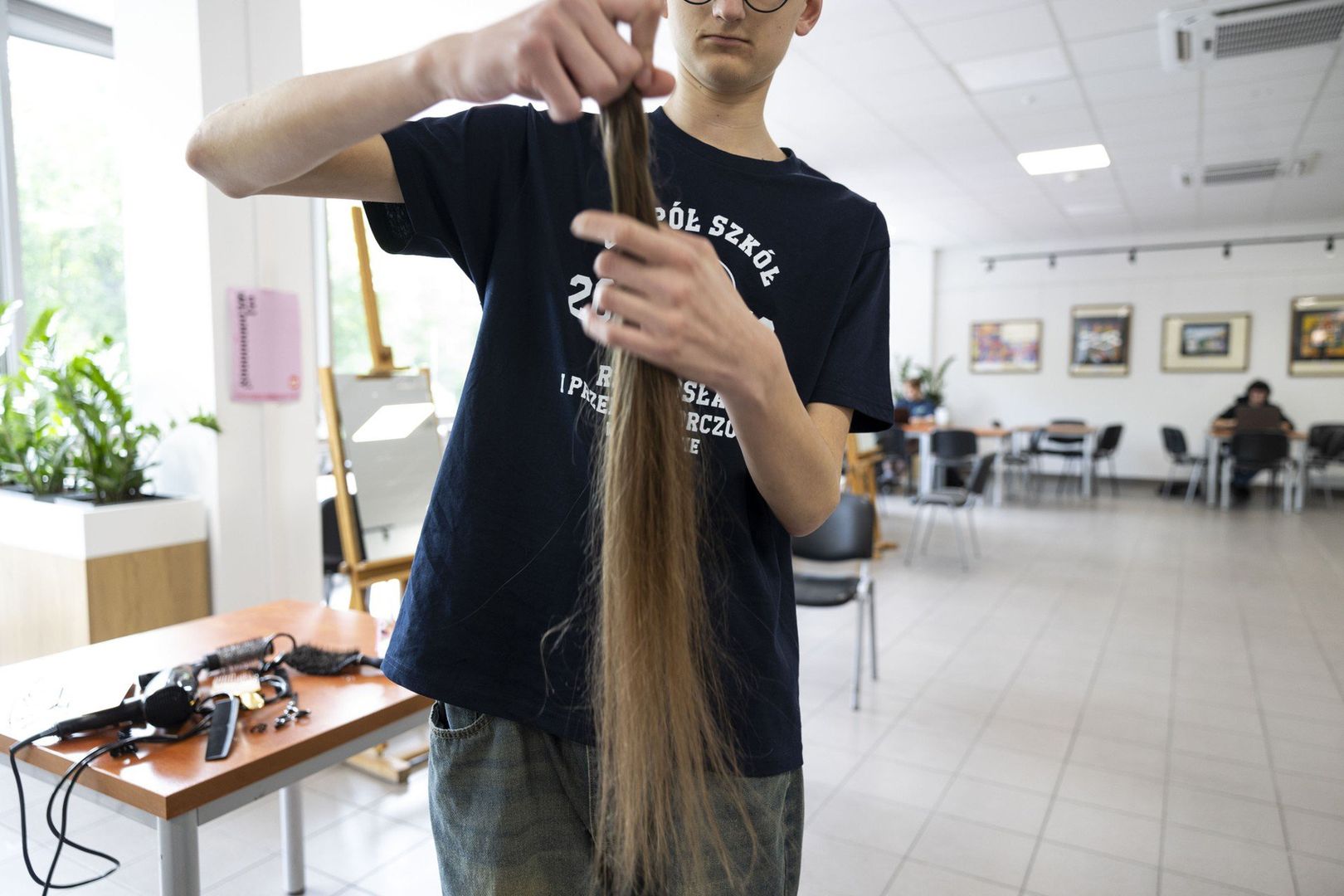 Wielkie cięcie włosów na Politechnice Krakowskiej.
