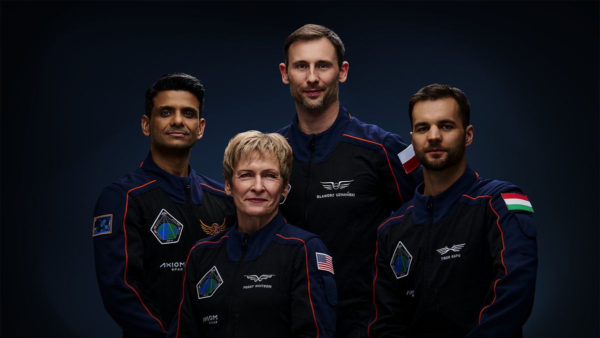 Załoga misji Axiom-4 z udziałem Polaka, Sławosza Uznańskiego