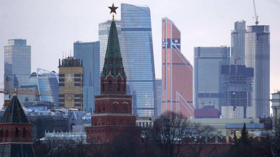 Moskiewskie centrum biznesowe. Finanse rosyjskich firm trawi nar