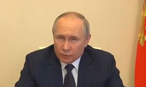 Putin przemówił. "Rusofobiczna machina". Mocne słowa wprost do kamery
