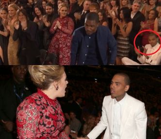 Adele nawrzeszczała na Browna podczas Grammy!