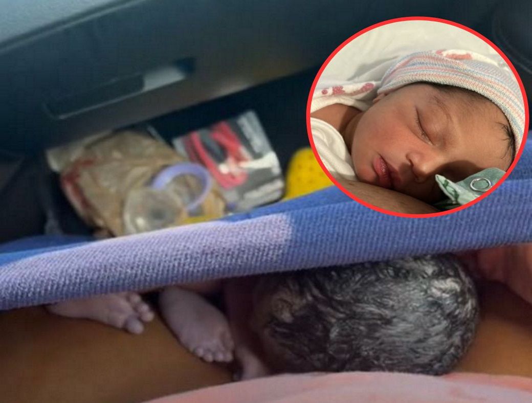 Urodziła dziecko w aucie 
