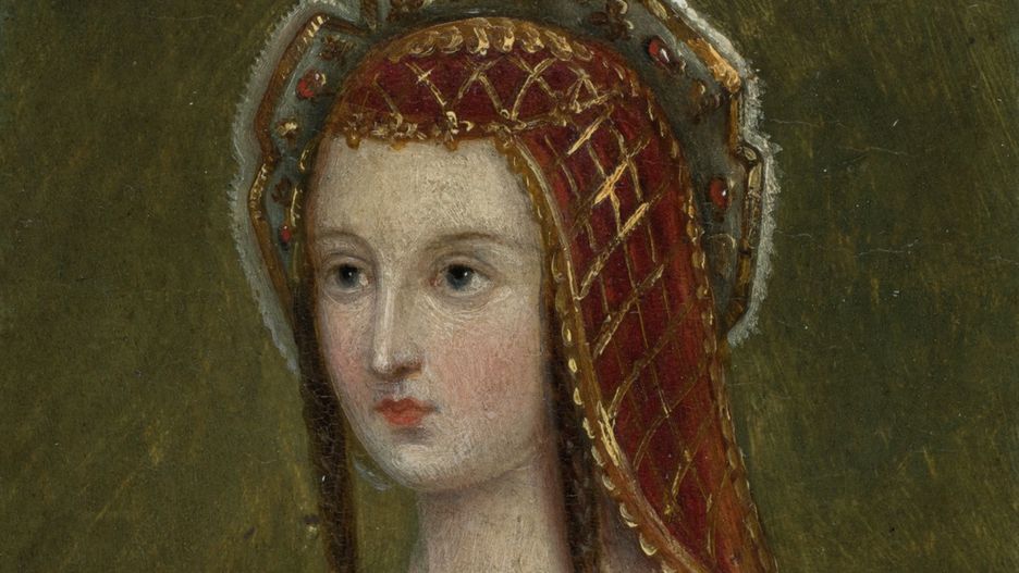 Młoda Bona Sforza według XIX-wiecznego malarza Marcelego Krajewskiego 