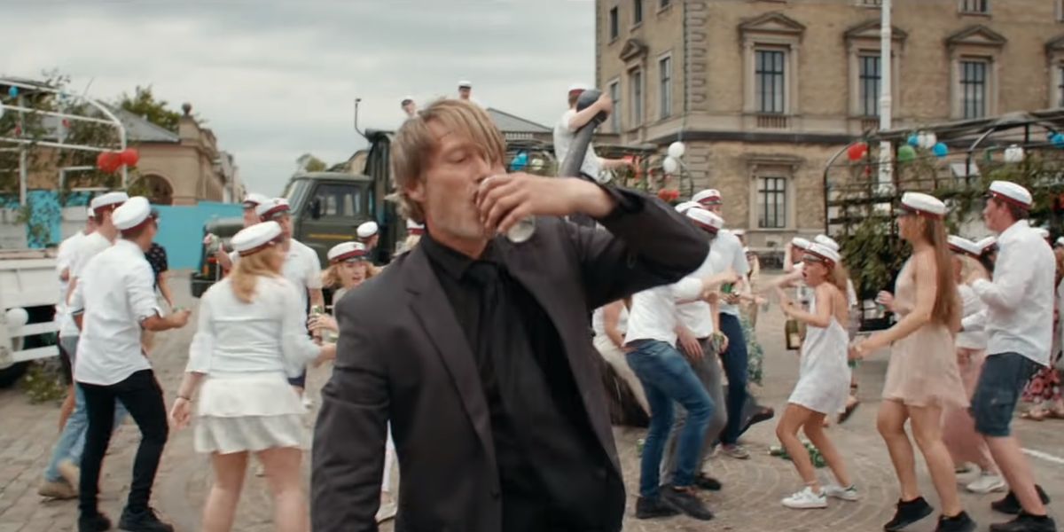 Mads Mikkelsen w filmie "Na rauszu".