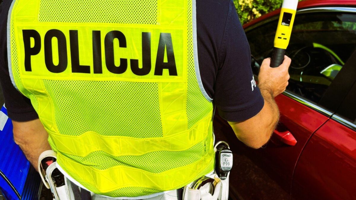 Policja o pijanym kierowcy
