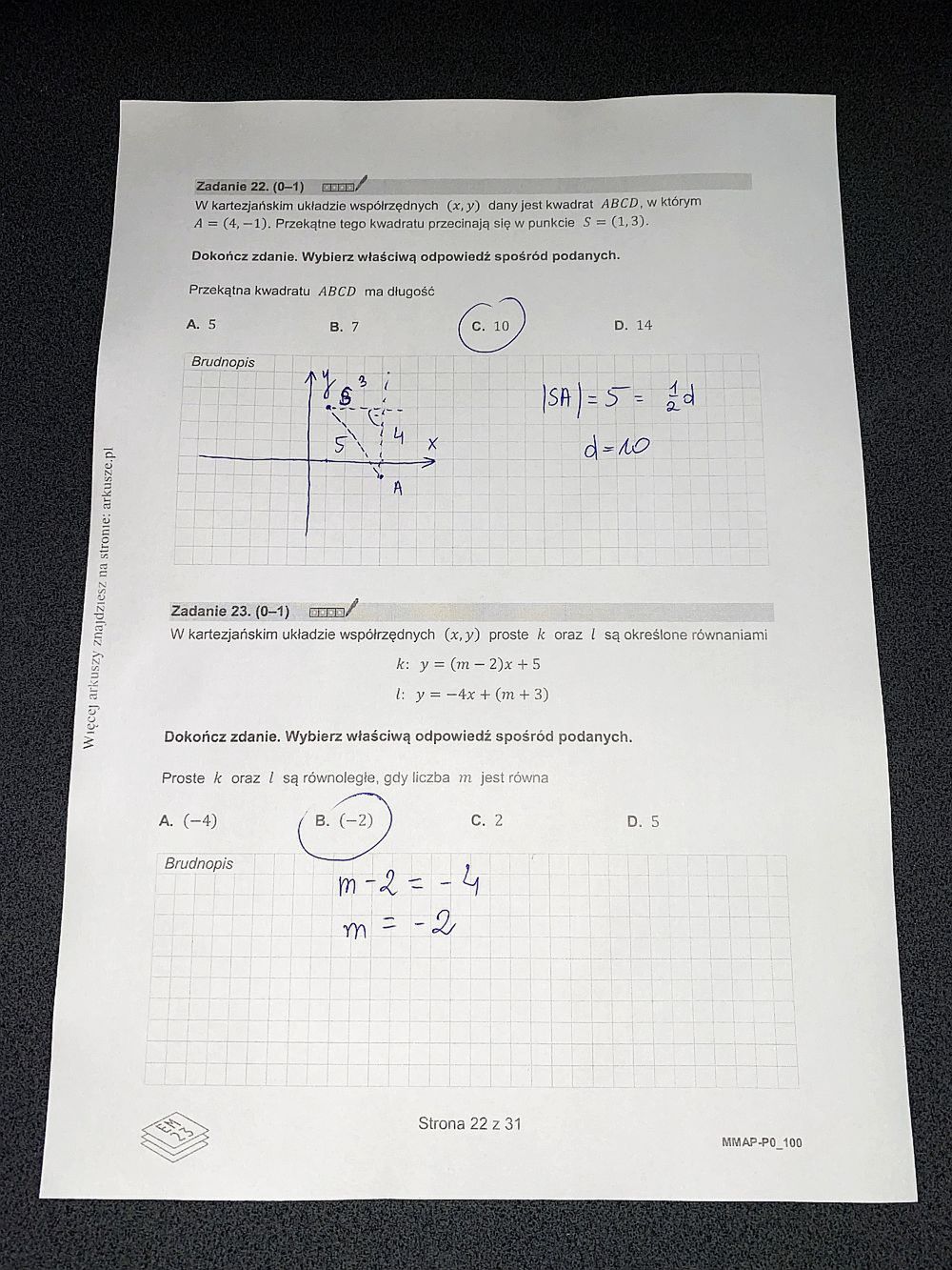 Matura 2025 z matematyki - rozwiązania i odpowiedzi do arkusza C