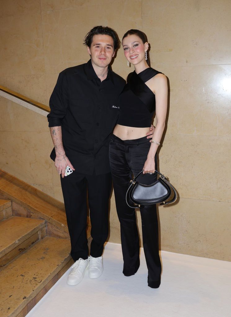 Balmain - Paris Fashion Week RTW Spring 2025 - Arrivals
Brooklyn Beckham and Nicola Peltz Beckham at Balmain RTW Spring 2025 as part of Paris Ready to Wear Fashion Week held at Palais de Chaillot on September 25, 2024 in Paris, France.  (Photo by River Callaway/WWD via Getty Images)
River Callaway
arrivals, paris, pmcarc, topics, entertainment, pfw