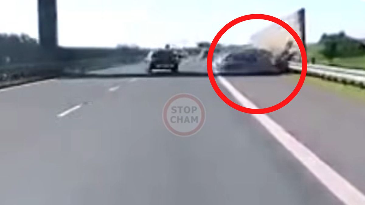 Groźne zdarzenie na A1.
