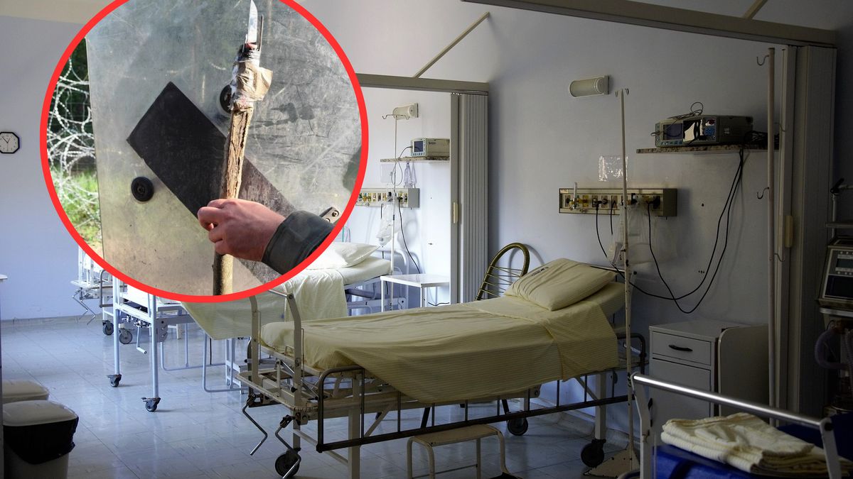 Żołnierz ugodzony nożem, trafił do szpitala w Hajnówce