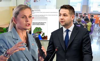 Nowacka reaguje na wpis Jakiego. Wrzuciła mema o "serwowaniu g*wna"