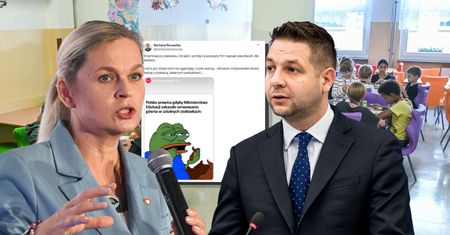 Nowacka reaguje na wpis Jakiego. Wrzuciła mema o "serwowaniu g**na"
