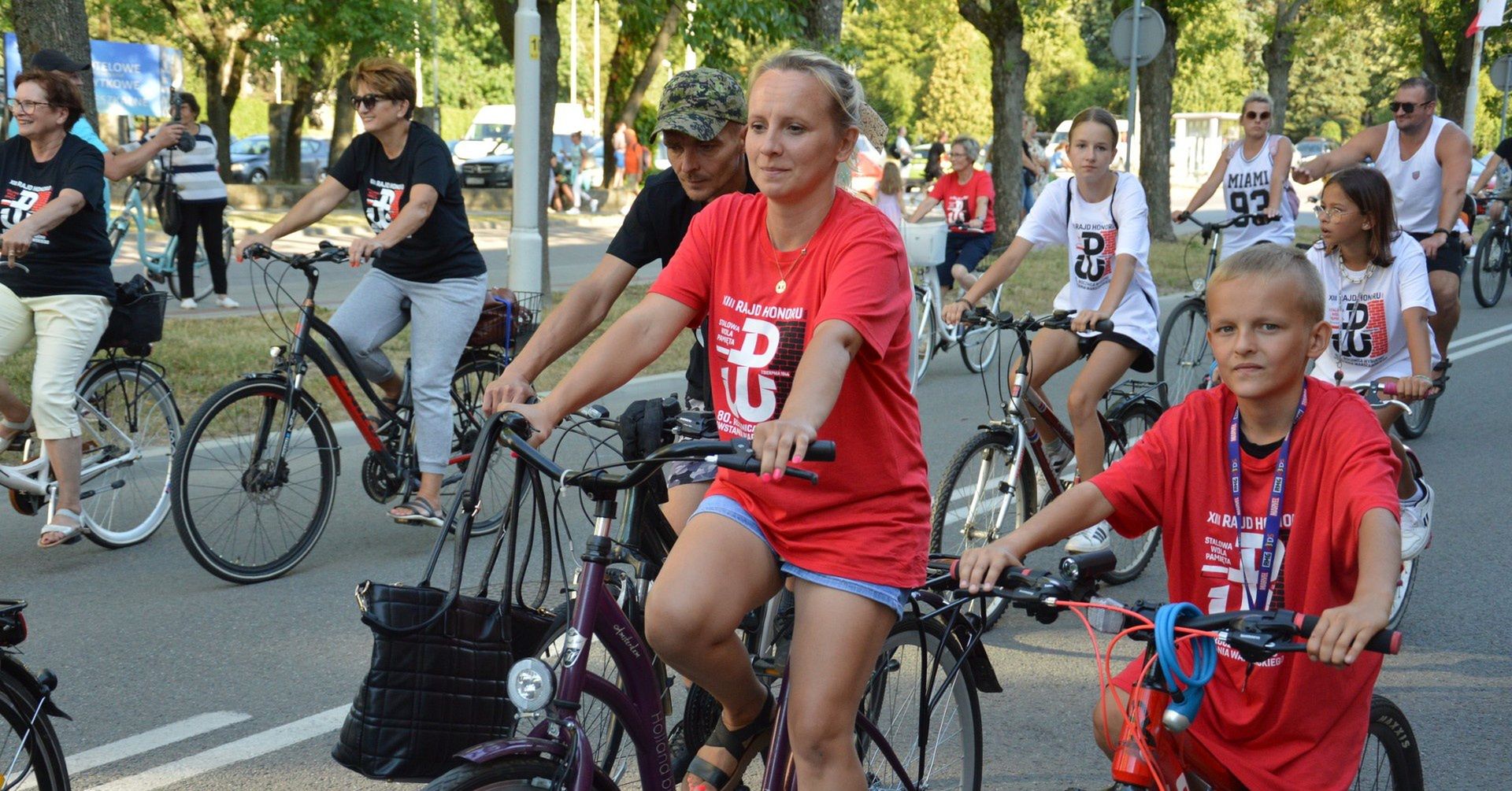 Tak było w ubiegłym roku na rowerowy Rajdzie Honoru w hołdzie bohaterom Powstania Warszawskiego