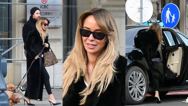 Joanna Przetakiewicz paraduje po mieście z torebką z aligatora