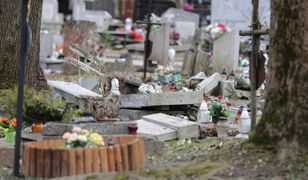 Zdewastowany cmentarz w Olsztynie. Jest apel policji