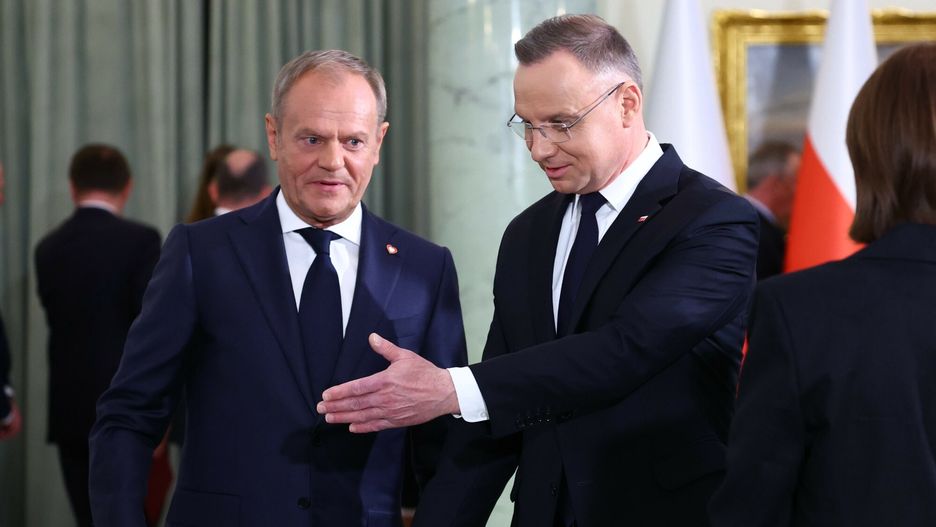 Donald Tusk i Andrzej Duda