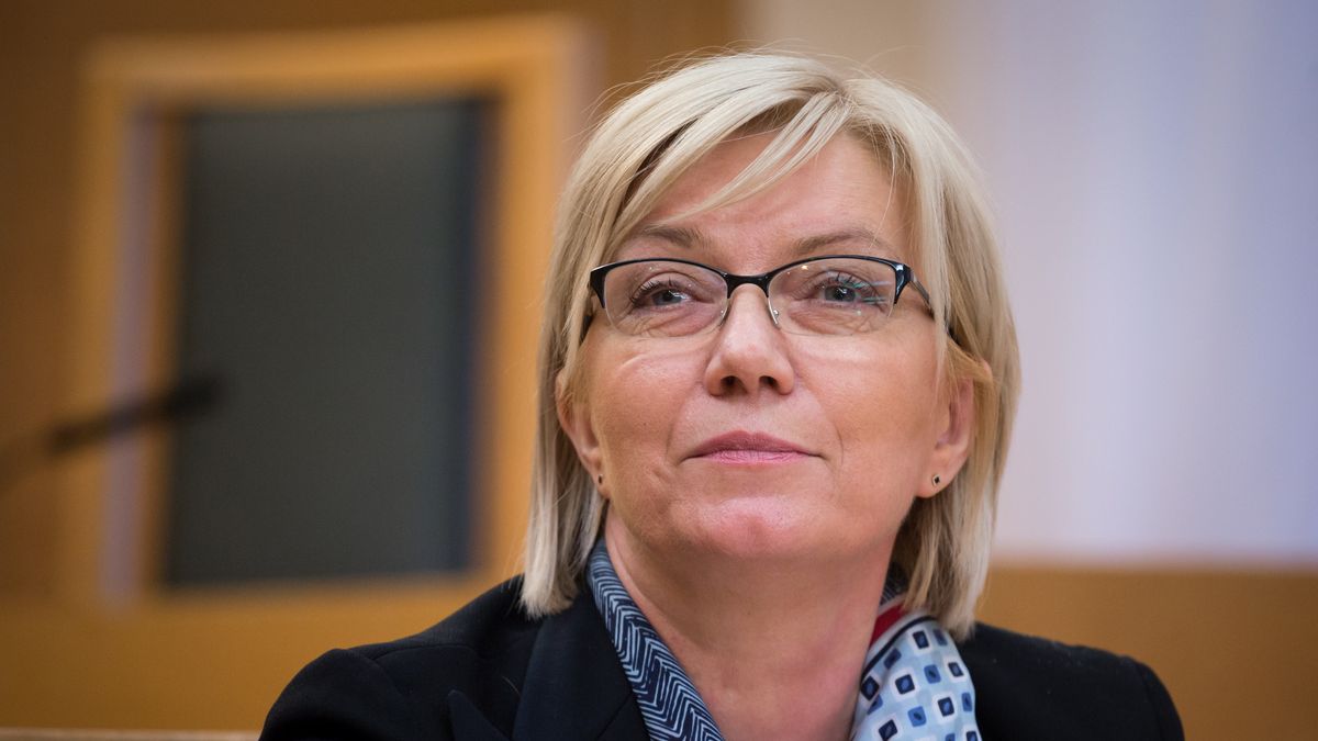 Julia Przylebska in Warsaw, Poland on March 16, 2017 (Photo by Mateusz Wlodarczyk/NurPhoto via Getty Images)