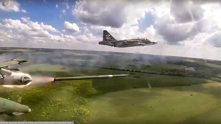 Samolot Su-25 w Ukrainie; zdjęcie ilustracyjne