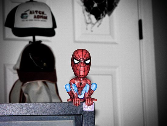 Spiderman-Monitor-Topper