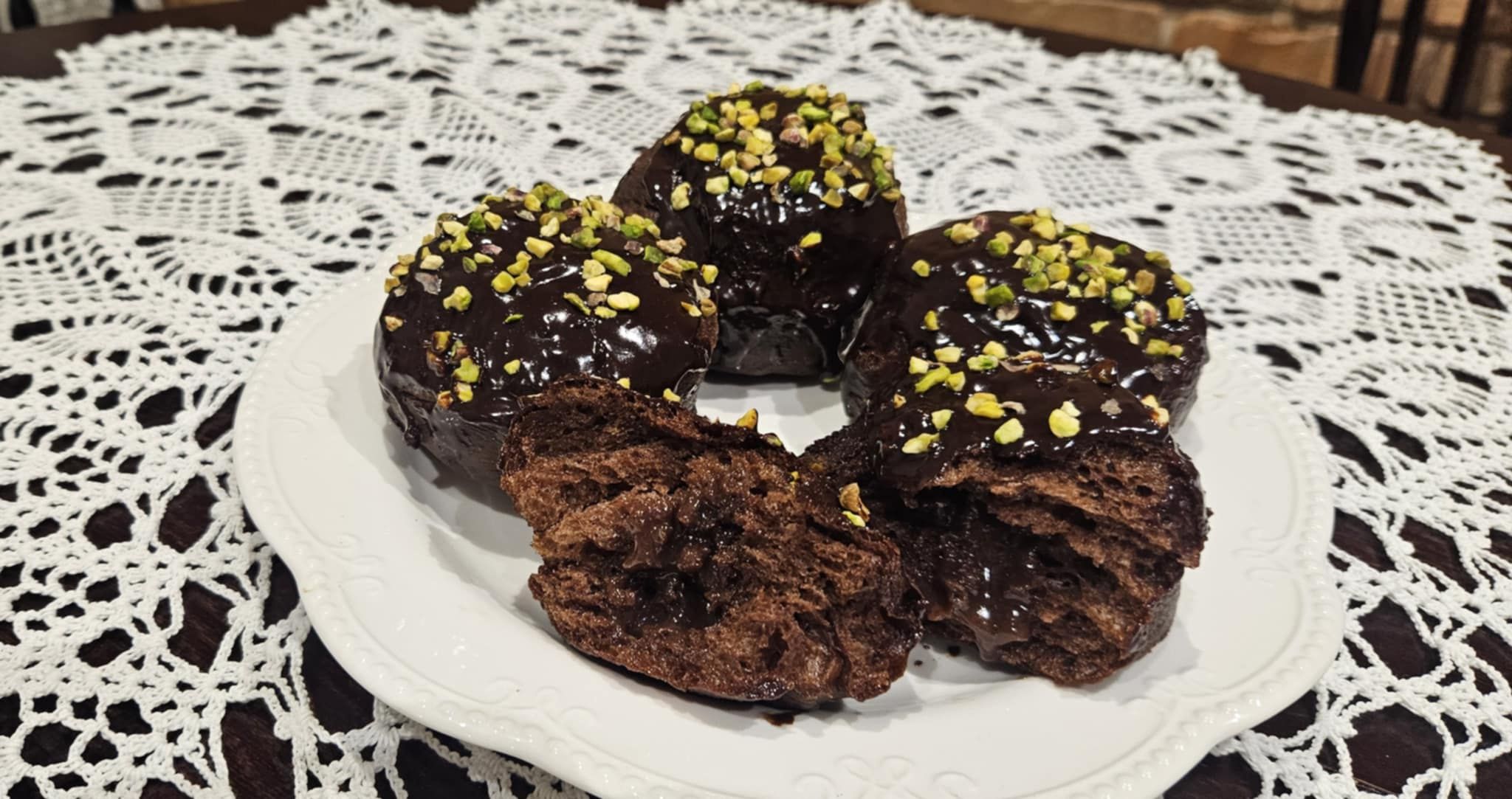Pączki czekoladowe