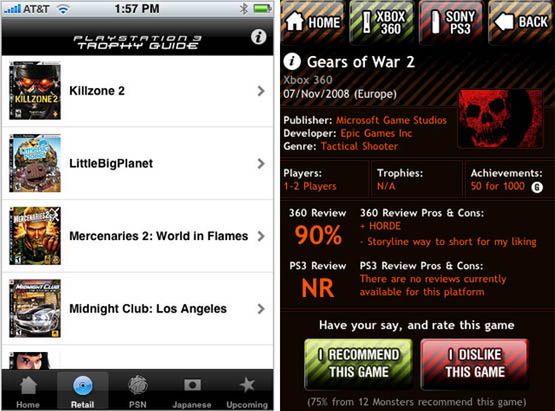 Sprawdź swoje PS3 Trophies na Iphonie! 2