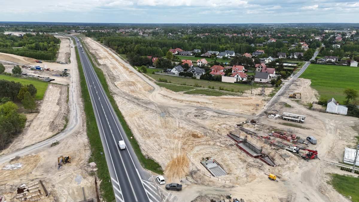 Postęp prac S19 Lublin Lubartów | fot. GDDKiA